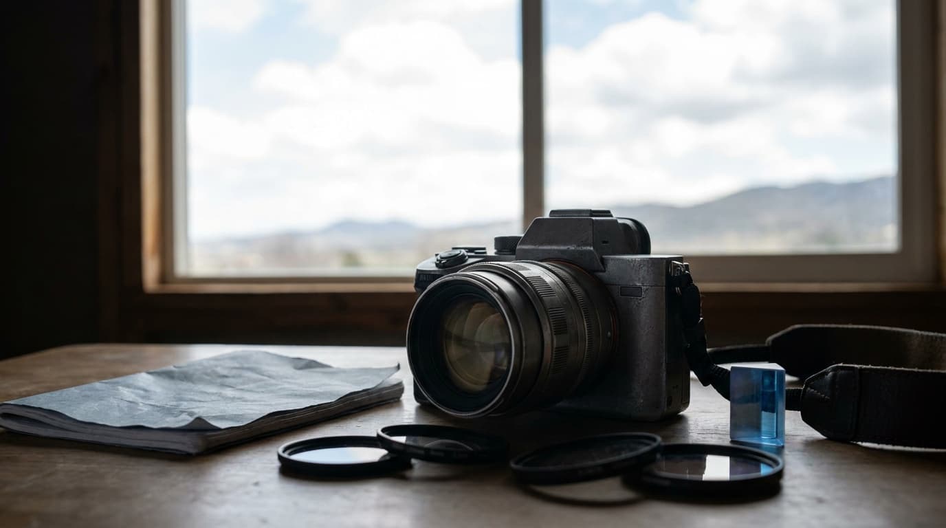 A high dynamic range scene with bright sky and shadow