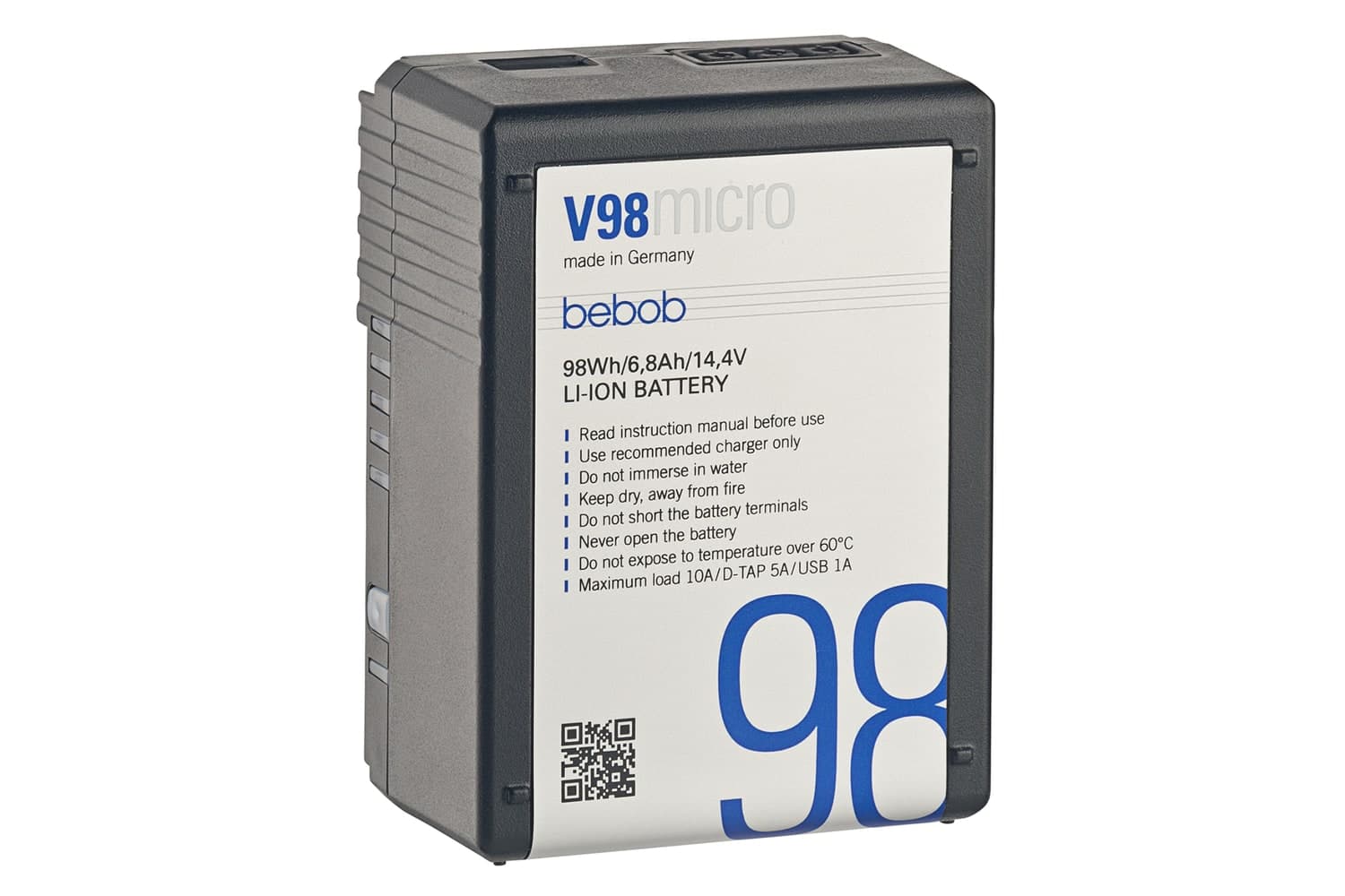Bebob V98MICRO compact V-mount battery