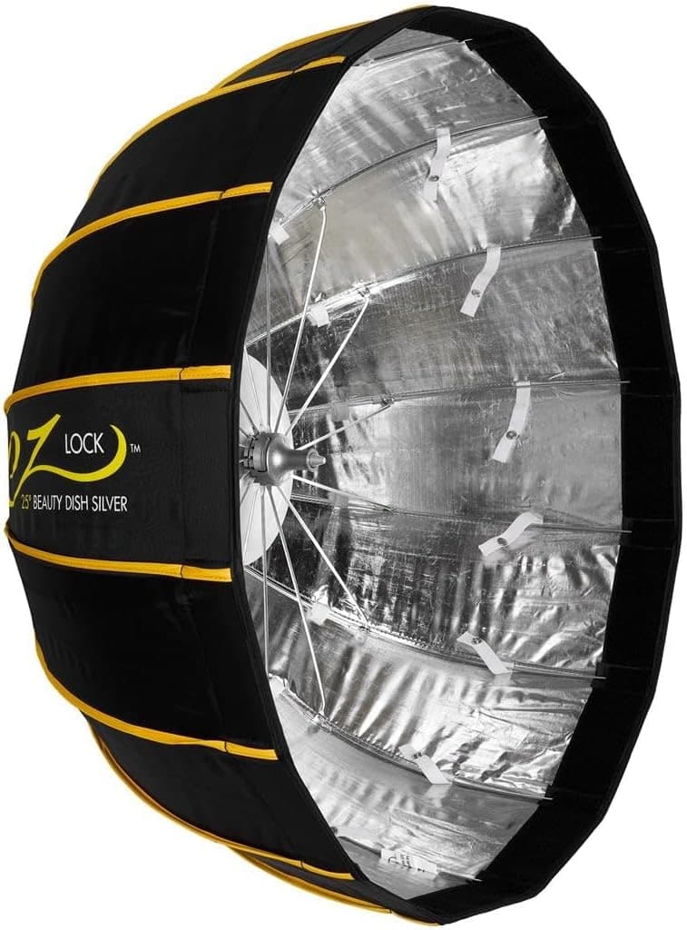 Glow beauty dish light modifier