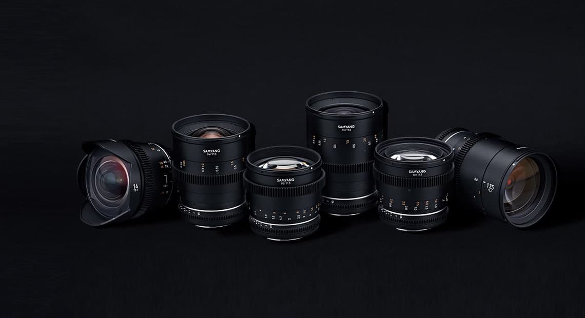 Samyang VDSLR MK2 cine lens set