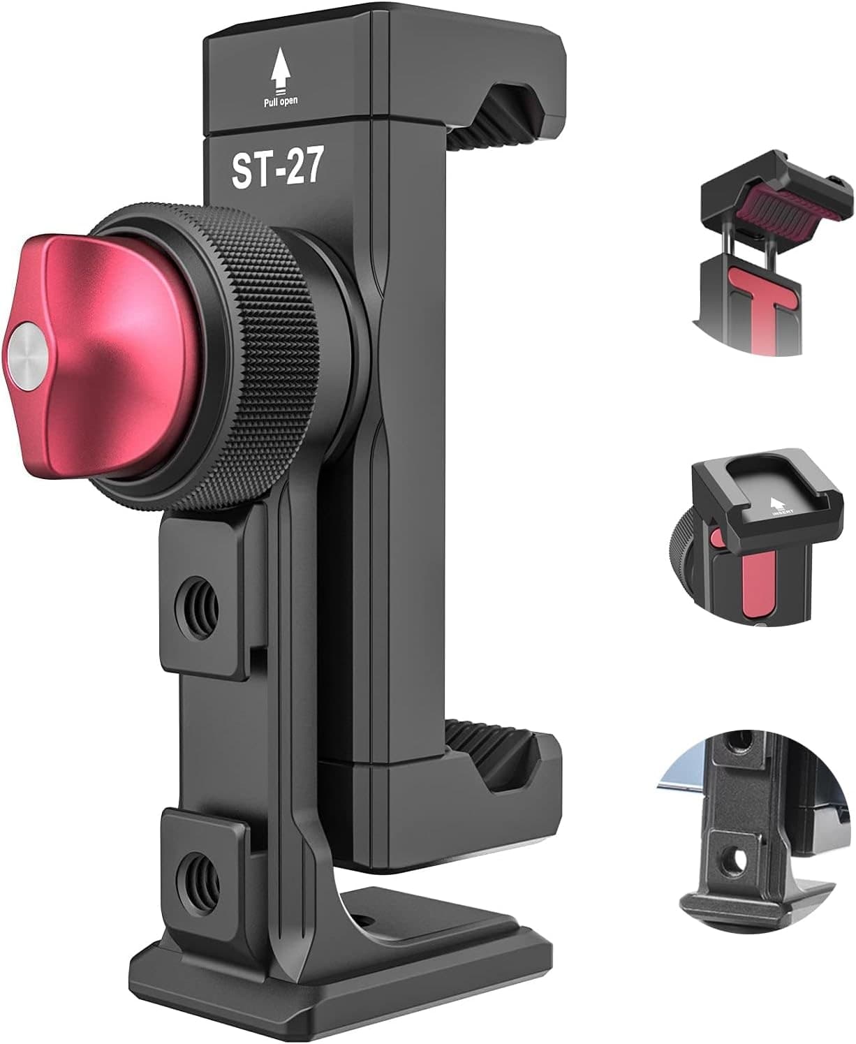 Ulanzi phone tripod mount with cold shoe