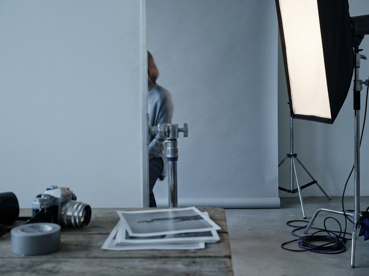 A flattering headshot bathed in soft wraparound light from one side, the gentle shadow gradient across the face and catchlights in the eyes giving a clean, professional studio look